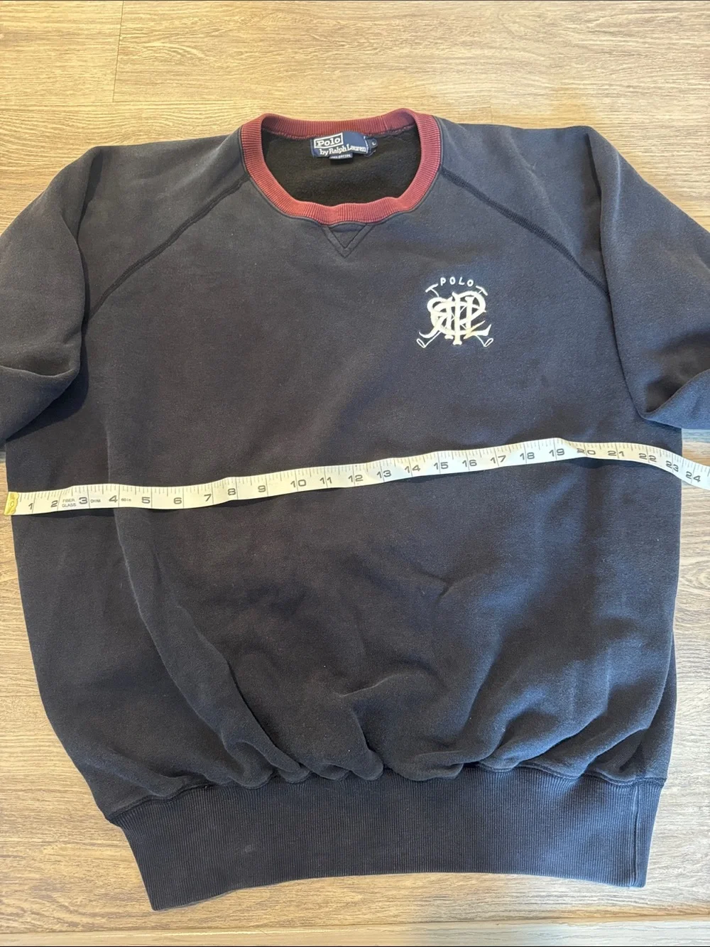 Vintage Polo Ralph Lauren OG Scribble Logo 90s Crewneck Sweatshirt
